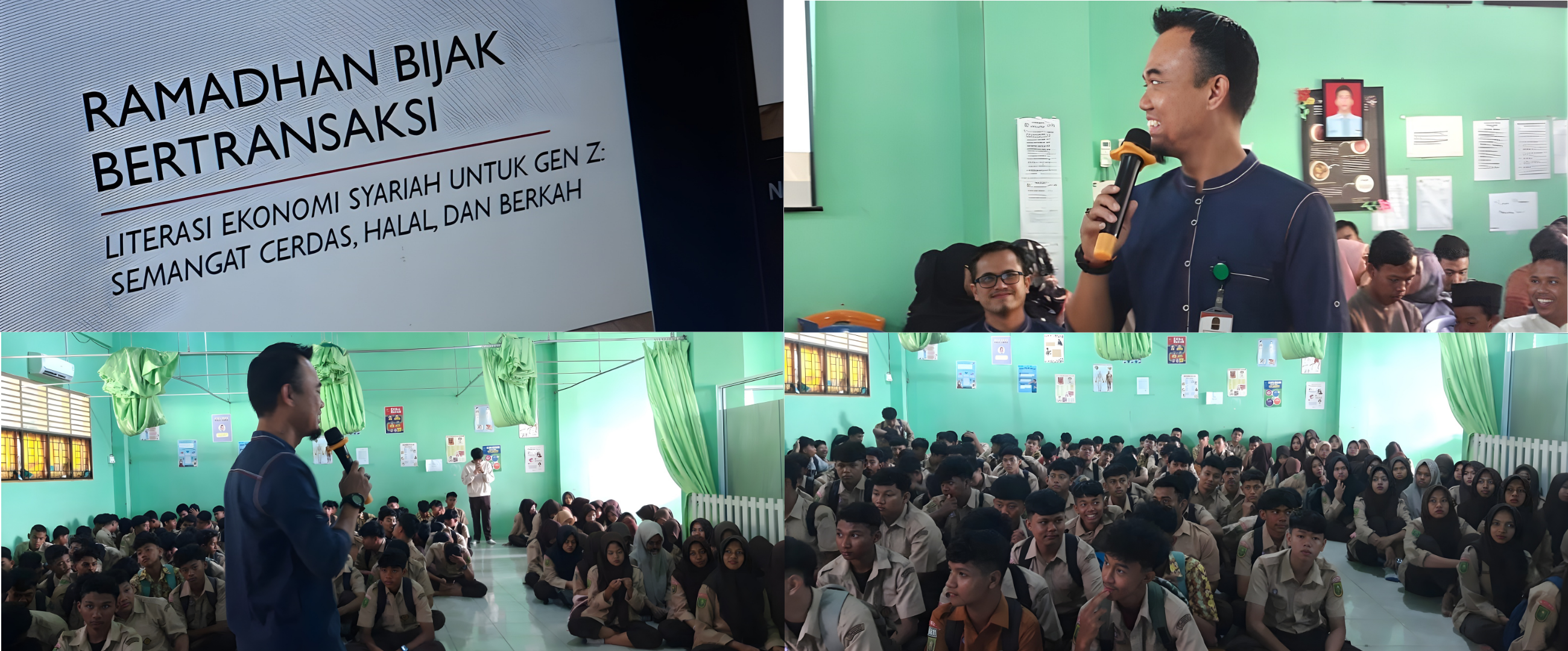 Berita Dosen Ekonomi Syariah Institut IMSYA Indonesia Edukasi Siswa SMK HASANAH tentang “Ramadhan Bijak Bertransaksi”